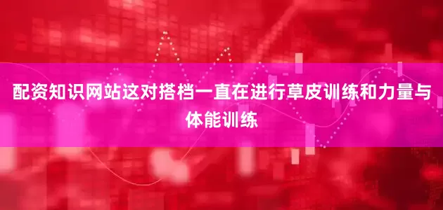配资知识网站这对搭档一直在进行草皮训练和力量与体能训练